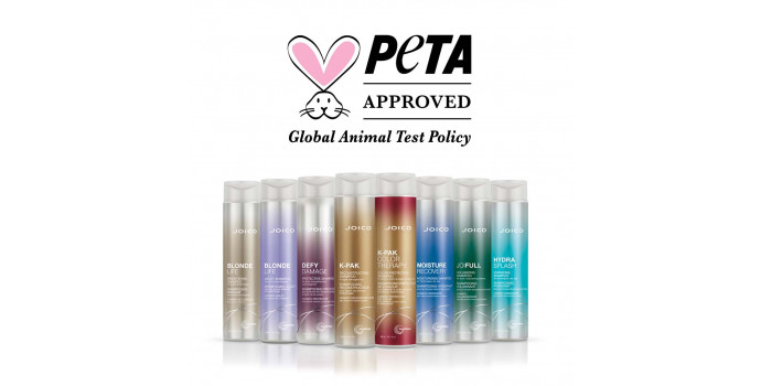 Joico, certificada por PETA como marca #crueltyfree